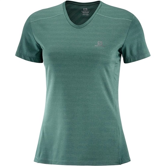 Green Women's Salomon XA W T Shirts | 561-YEWLJR