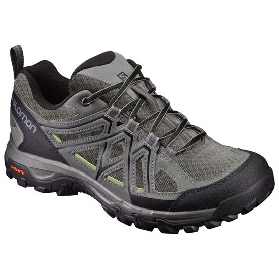 Grey / Black Men's Salomon EVASION 2 AERO Hiking Shoes | 082-DYQVXZ