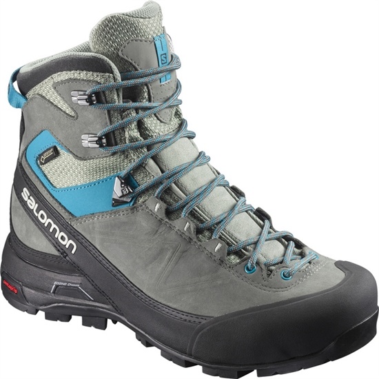 Grey / Black Men's Salomon X ALP MTN GTX W Hiking Boots | 143-JQAFYO