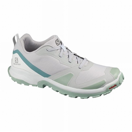 Grey / Light Turquoise Grey Women's Salomon XA COLLIDER W Trail Running Shoes | 794-UZXRQH