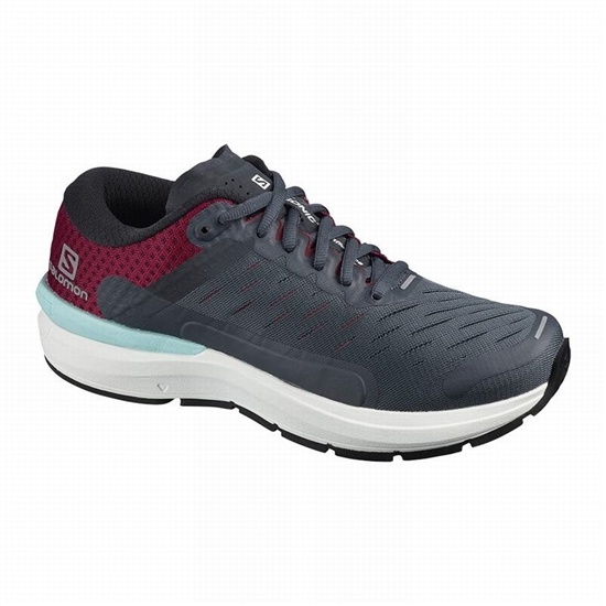 Grey / White Women's Salomon SONIC 3 CONFIDENCE W Running Shoes | 015-KPTYOD