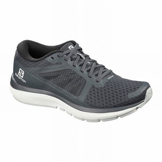 Grey / White Women's Salomon VECTUR Running Shoes | 734-FXTSDR