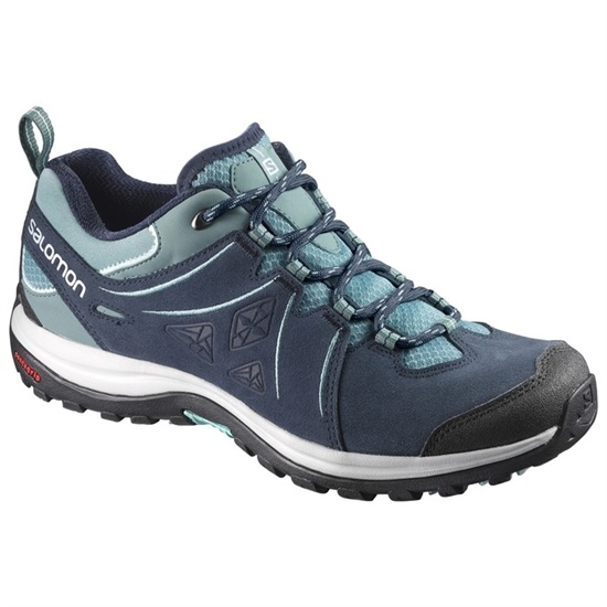 Light Turquoise / Navy Women's Salomon ELLIPSE 2 LTR W Hiking Shoes | 561-XDFNKL