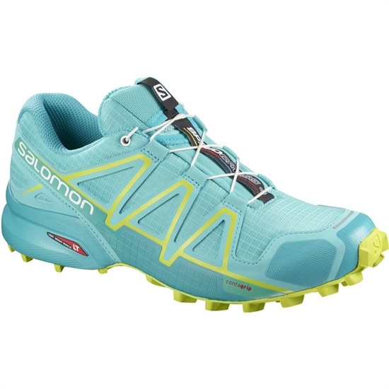 Light Turquoise Women's Salomon SPEEDCROSS 4 W Trail Running Shoes | 579-AWYNJL