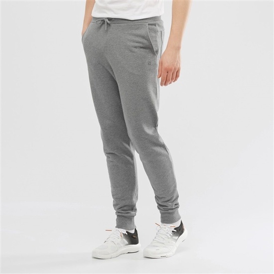 Mid Grey Men's Salomon OUTLIFE TRACK M Pants | 063-VBQMFW