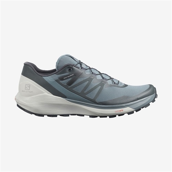 Mint Men's Salomon SENSE RIDE 4 Trail Running Shoes | 053-GUWXBF