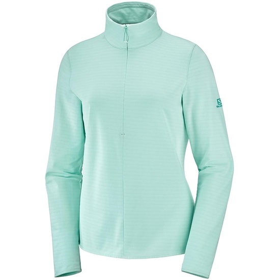 Multicolor Women's Salomon OUTRACK HALF ZIP W Midlayers | 903-OSGALD