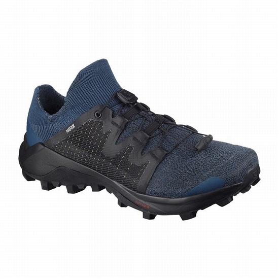 Navy / Black Men's Salomon CROSS /PRO Trail Running Shoes | 281-BELXFY