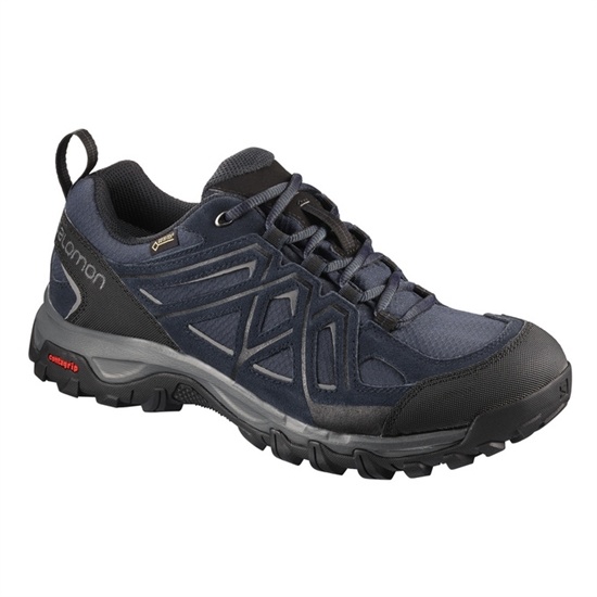 Navy / Black Men's Salomon EVASION 2 GTX Hiking Shoes | 514-XCQNUV