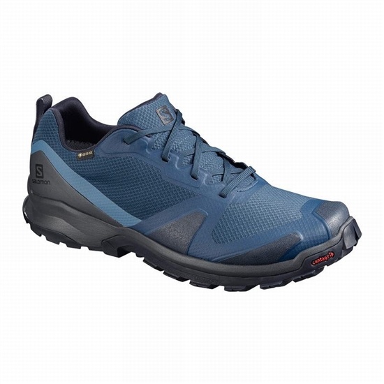 Navy / Black Men's Salomon XA COLLIDER GTX Trail Running Shoes | 014-JQKVLI