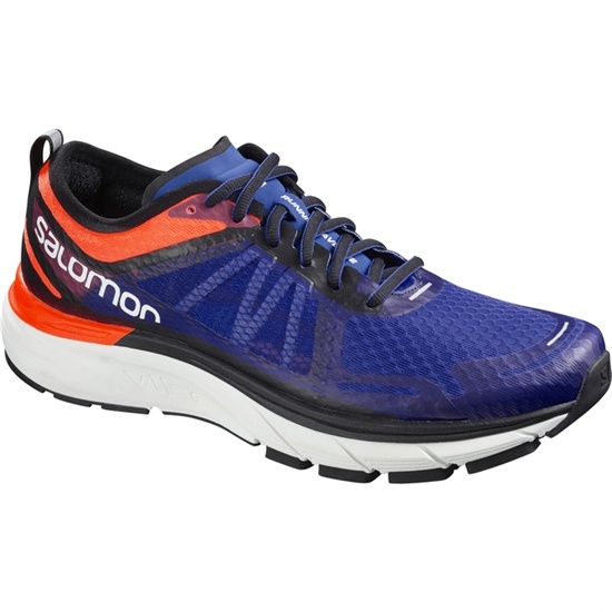 Navy / Black / White Men's Salomon SONIC RA MAX Running Shoes | 068-SRNLJG