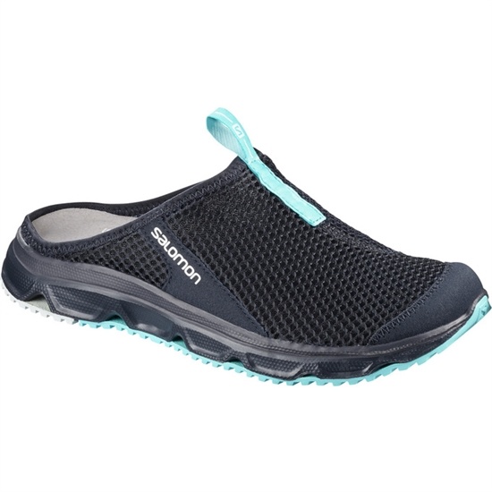 Navy Women's Salomon RX SLIDE 3.0 W Slippers | 564-LBZHJK