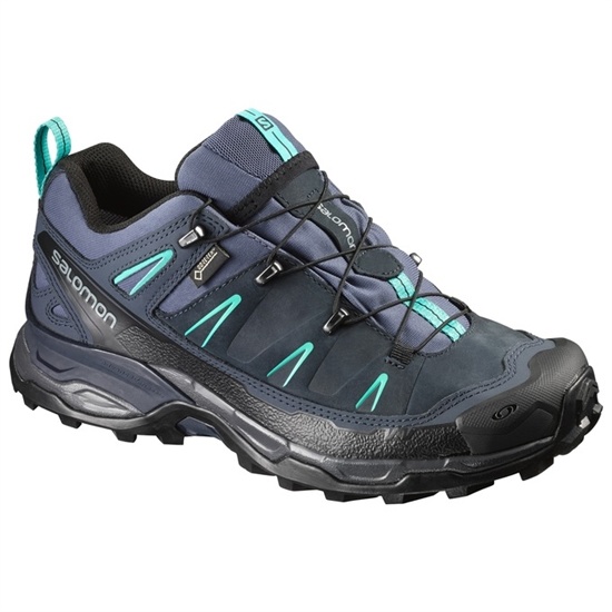 Navy Women's Salomon X ULTRA LTR GTX W Hiking Shoes | 039-VUZJWI