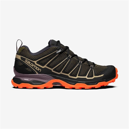 Olive Men's Salomon X-ULTRA Sneakers | 718-ELRODM