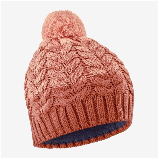 Orange Men's Salomon POLY Beanie | 274-TGUZKY