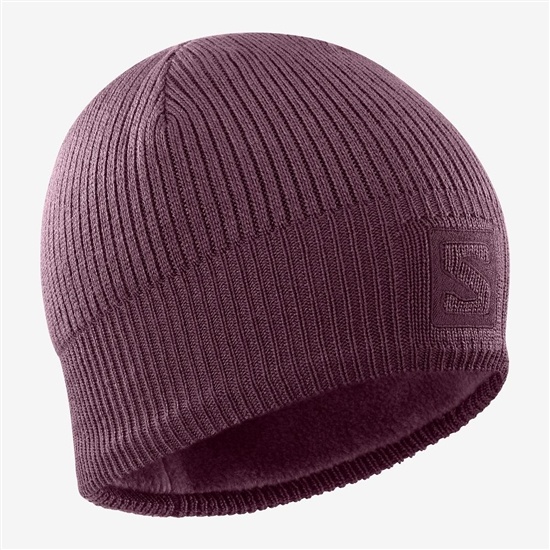 Purple Men's Salomon LOGO Hats | 816-UAIREY