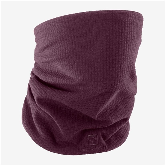 Purple Men's Salomon RS WARM TUBE Headwear | 187-QENIMZ