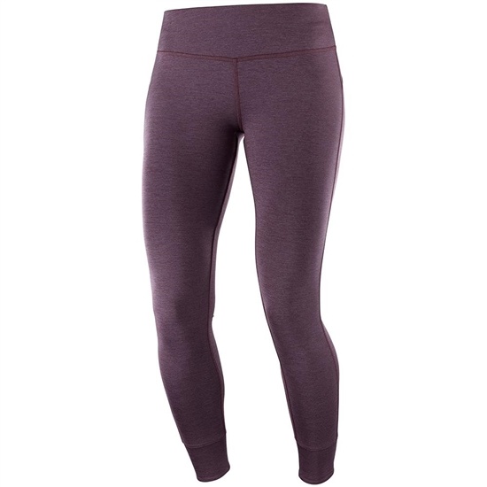 Purple Women's Salomon COMET TECH LEG W Tights | 639-UGNVYZ