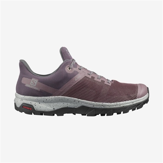 Purple Women's Salomon OUTLINE PRISM GTX Hiking Shoes | 126-AINOFR