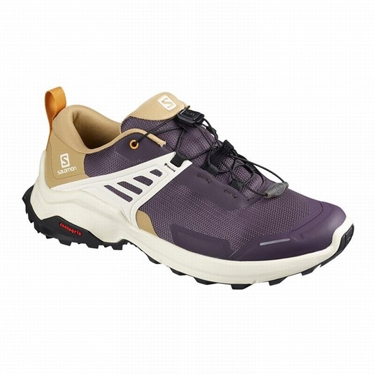 Purple Women's Salomon X RAISE Hiking Shoes | 823-ODCVGB