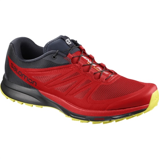 Red / Black Men's Salomon SENSE PRO 2 Trail Running Shoes | 408-TIAHQR