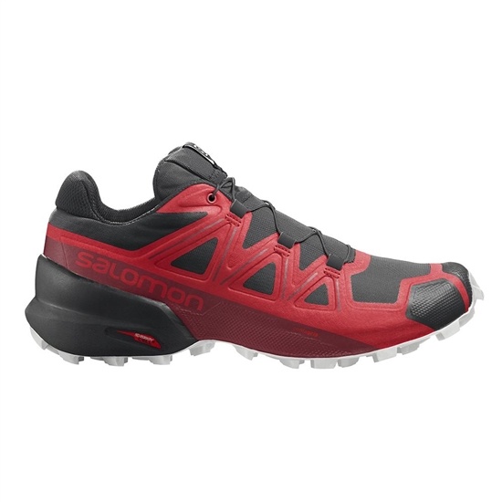 Red / Black Men's Salomon SPEEDCROSS 5 Trail Running Shoes | 413-KLFMDI