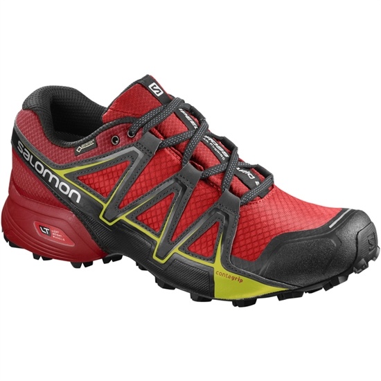 Red / Black Men's Salomon SPEEDCROSS VARIO 2 GTX Trail Running Shoes | 534-GCXTRZ