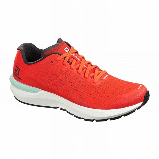 Red Men's Salomon SONIC 3 BALANCE Running Shoes | 057-AKHLMN