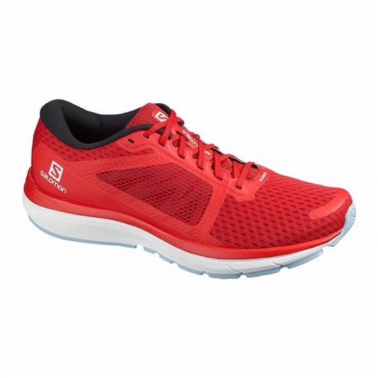 Red Men's Salomon VECTUR Running Shoes | 435-EYGIXS