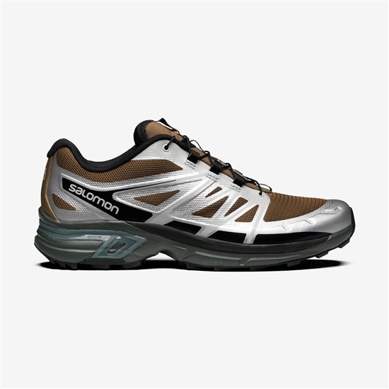 Silver Men's Salomon XT-WINGS 2 Sneakers | 279-ZXKNJA