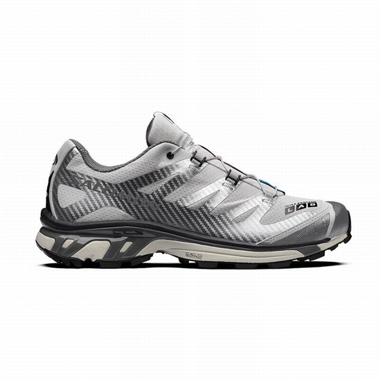 Silver Metal / Grey Women's Salomon XT-4 ADVANCED Trail Running Shoes | 037-NUDYTX