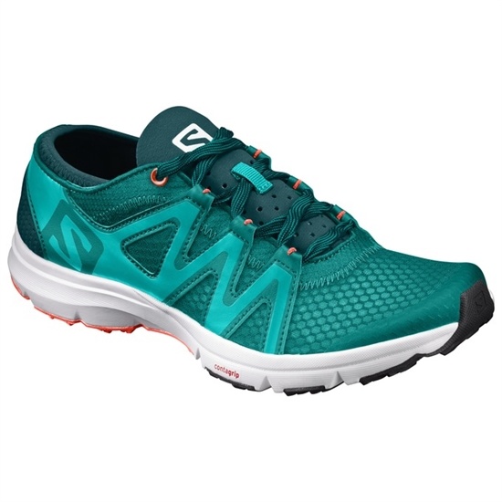 Turquoise Women's Salomon CROSSAMPHIBIAN SWIFT W Water Shoes | 213-GWVBJQ