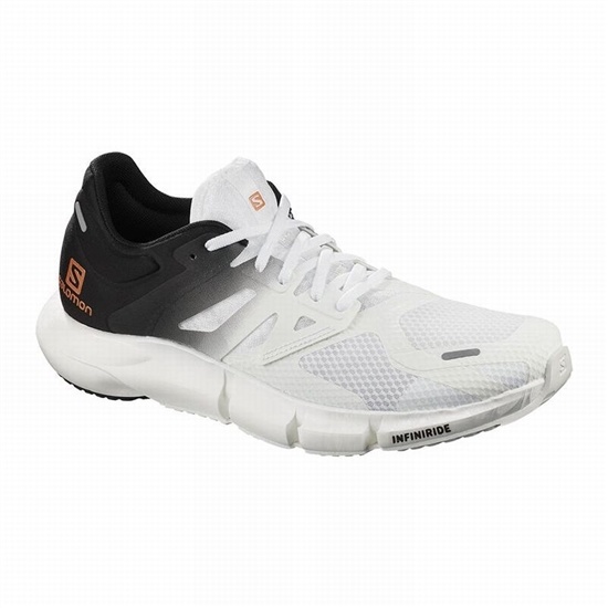 White / Black Men's Salomon PREDICT 2 Running Shoes | 354-POTDZI