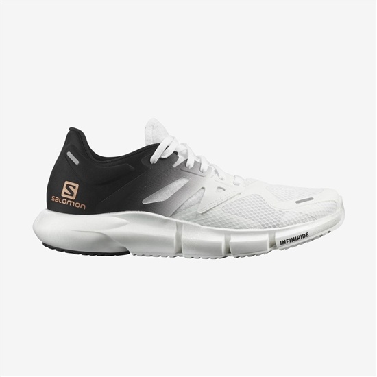 White / Black Men's Salomon PREDICT 2 Running Shoes | 371-TNUDYL