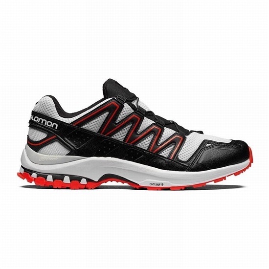 White / Black Men's Salomon XA-COMP Trail Running Shoes | 192-NSVFIO