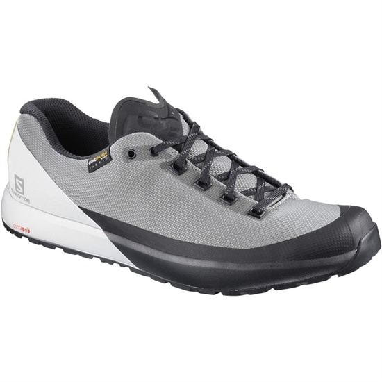 White / Grey / Black Women's Salomon ACRO Running Shoes | 683-NBFMLJ