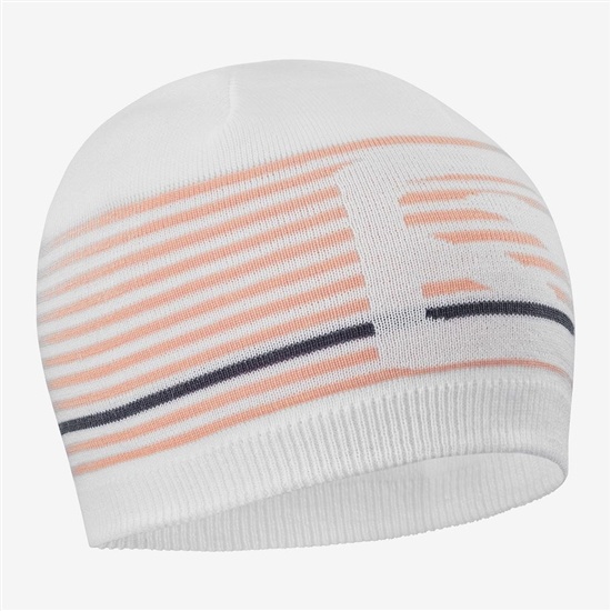 White Men's Salomon FLATSPIN Beanie | 531-LNXIMR