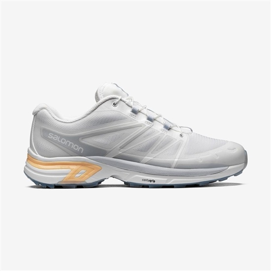 White Men's Salomon XT-WINGS 2 Sneakers | 713-AVOHWI