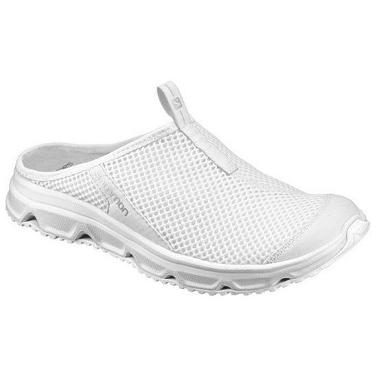 White Women's Salomon RX SLIDE 3.0 W Slippers | 126-XVTHIQ