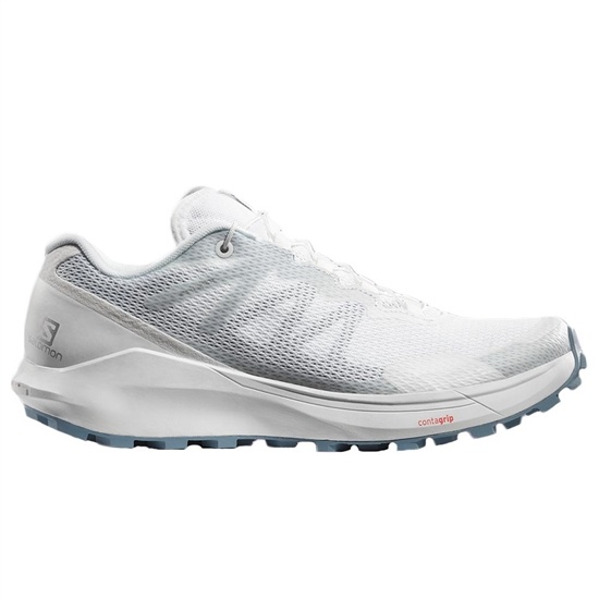 White Women's Salomon SENSE RIDE 3 W Road Running Shoes | 974-VXATGH