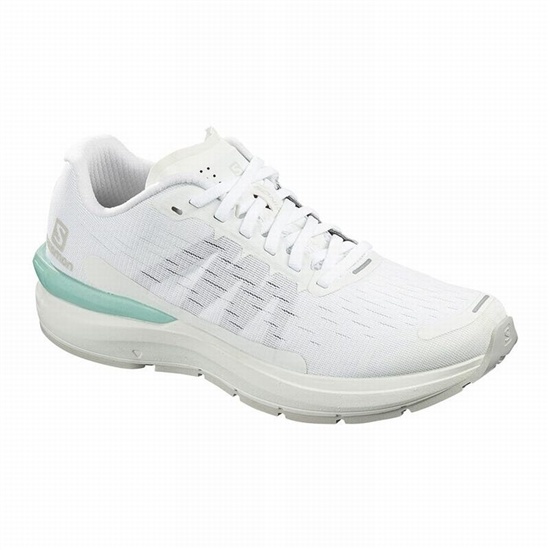 White Women's Salomon SONIC 3 BALANCE W Running Shoes | 435-ARTGIW