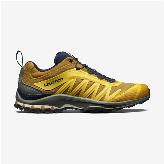 Yellow Men's Salomon XA-PRO FUSION ADVANCED Sneakers | 628-BVNWMA